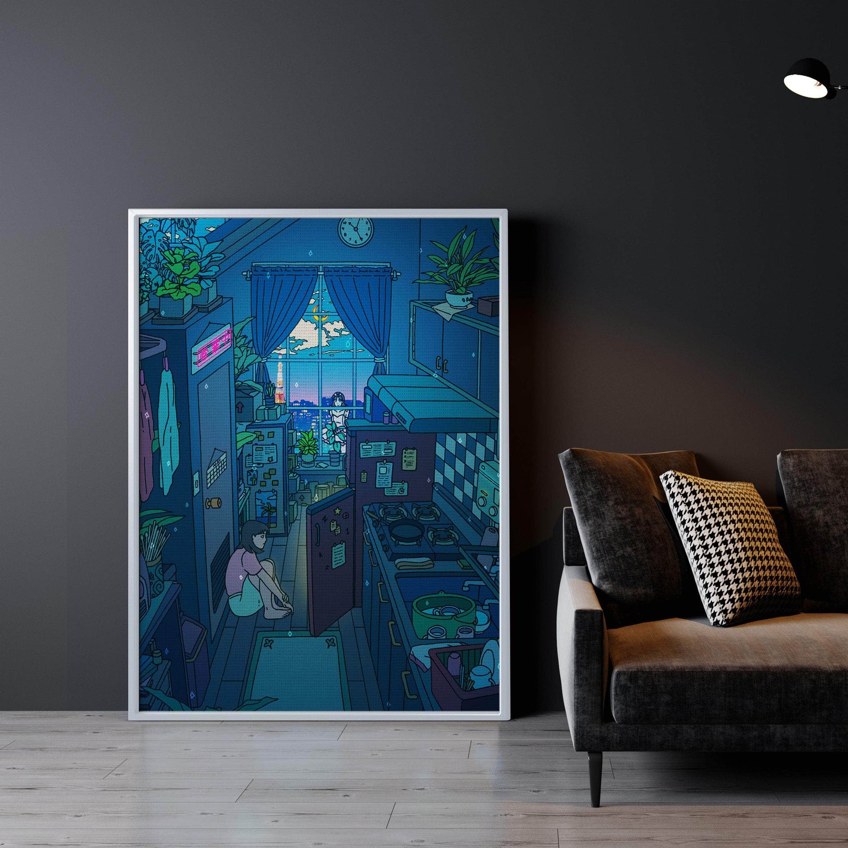 Perfect Blue Wall Art