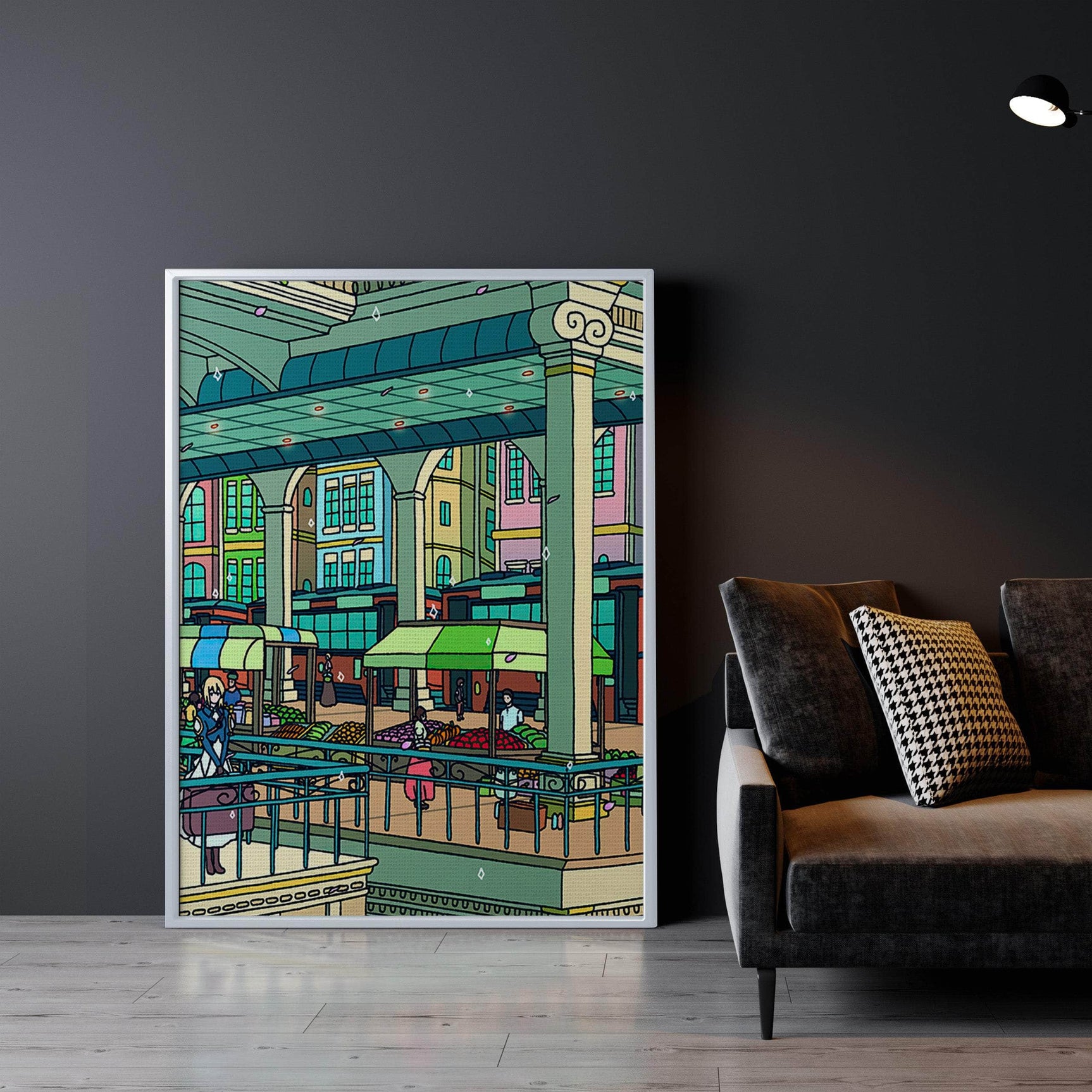 Bus Market Wall Art