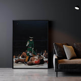 Rock Lee vs Patterson Wall Art