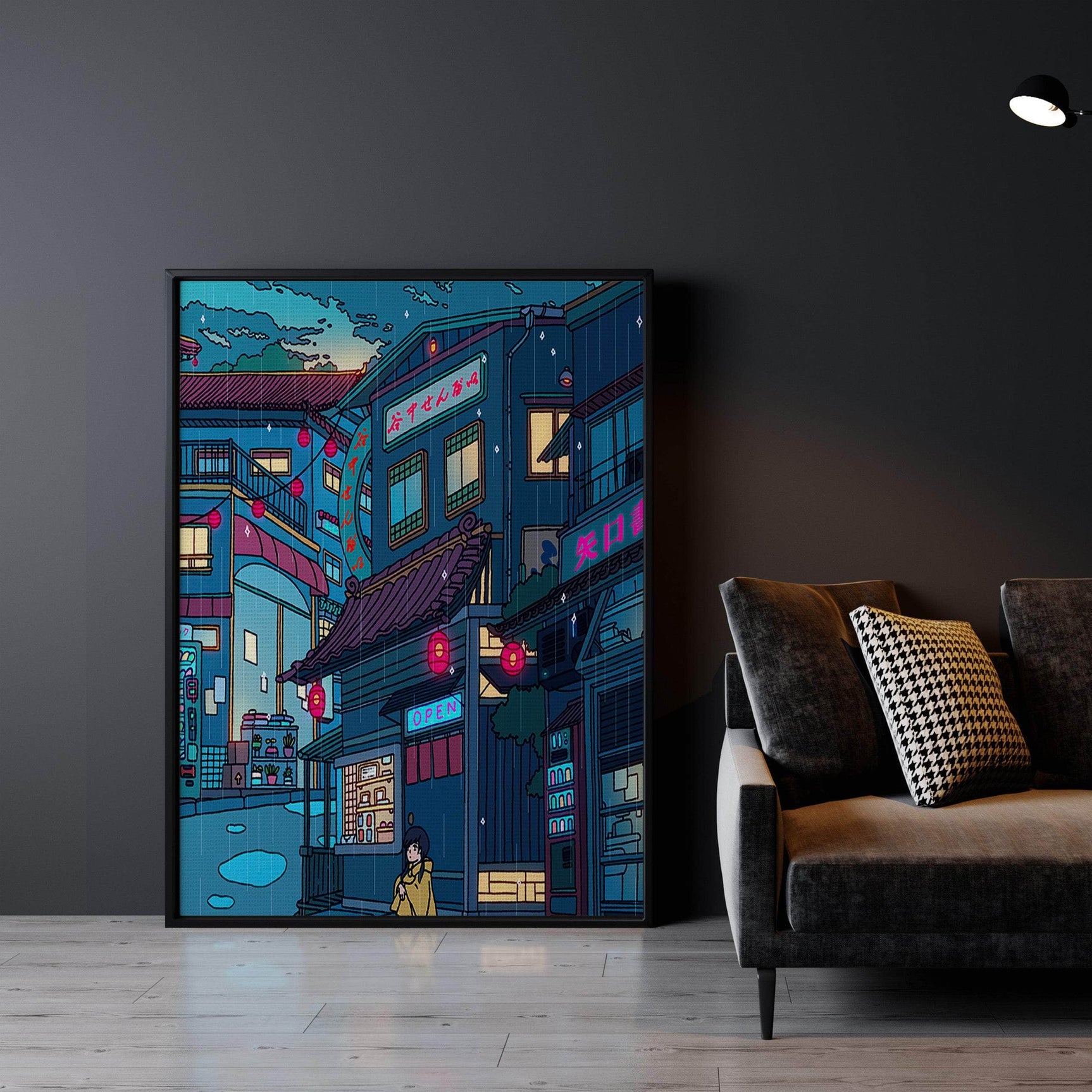 Rainy Day Encounter Wall Art