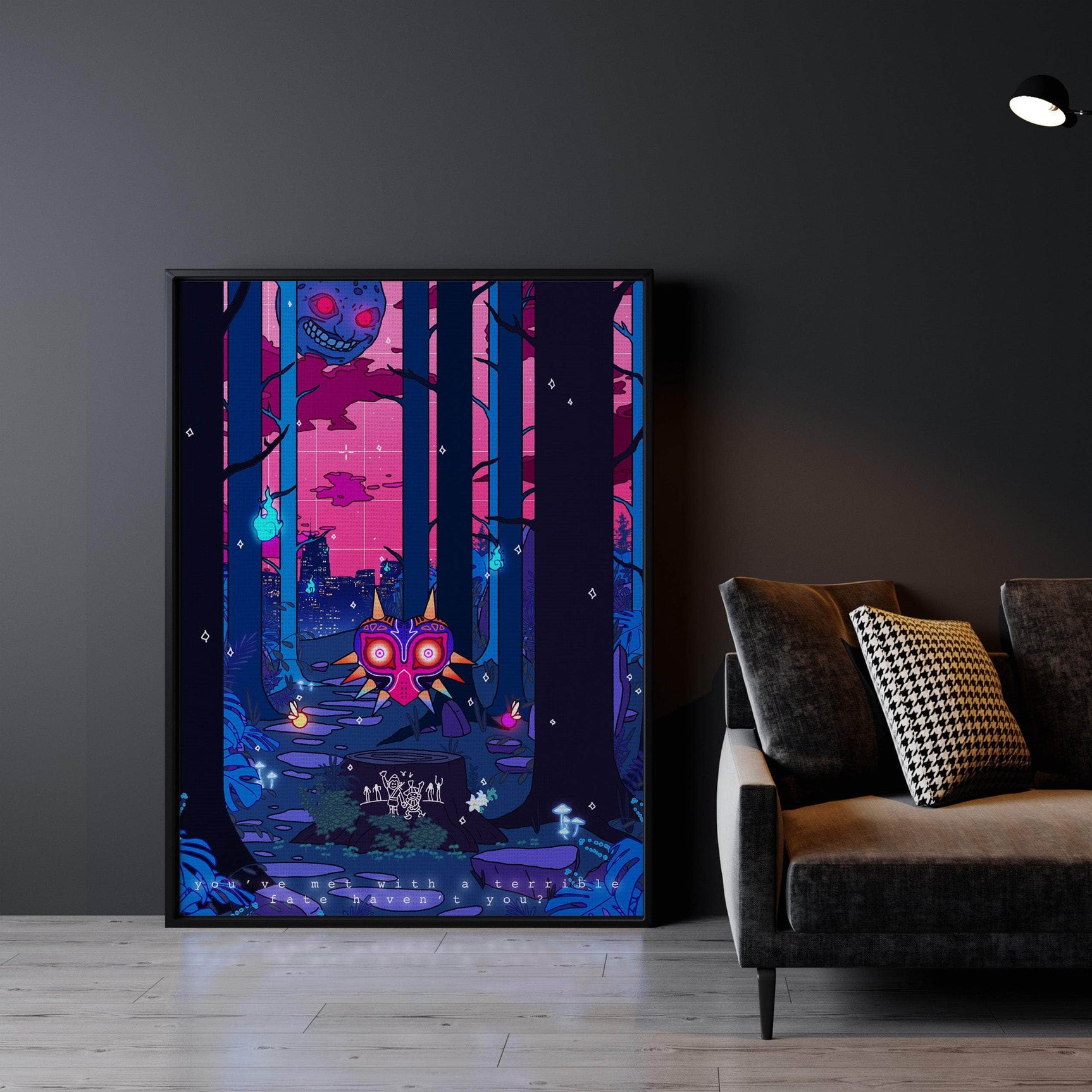 Majora S Mask V2 Wall Art
