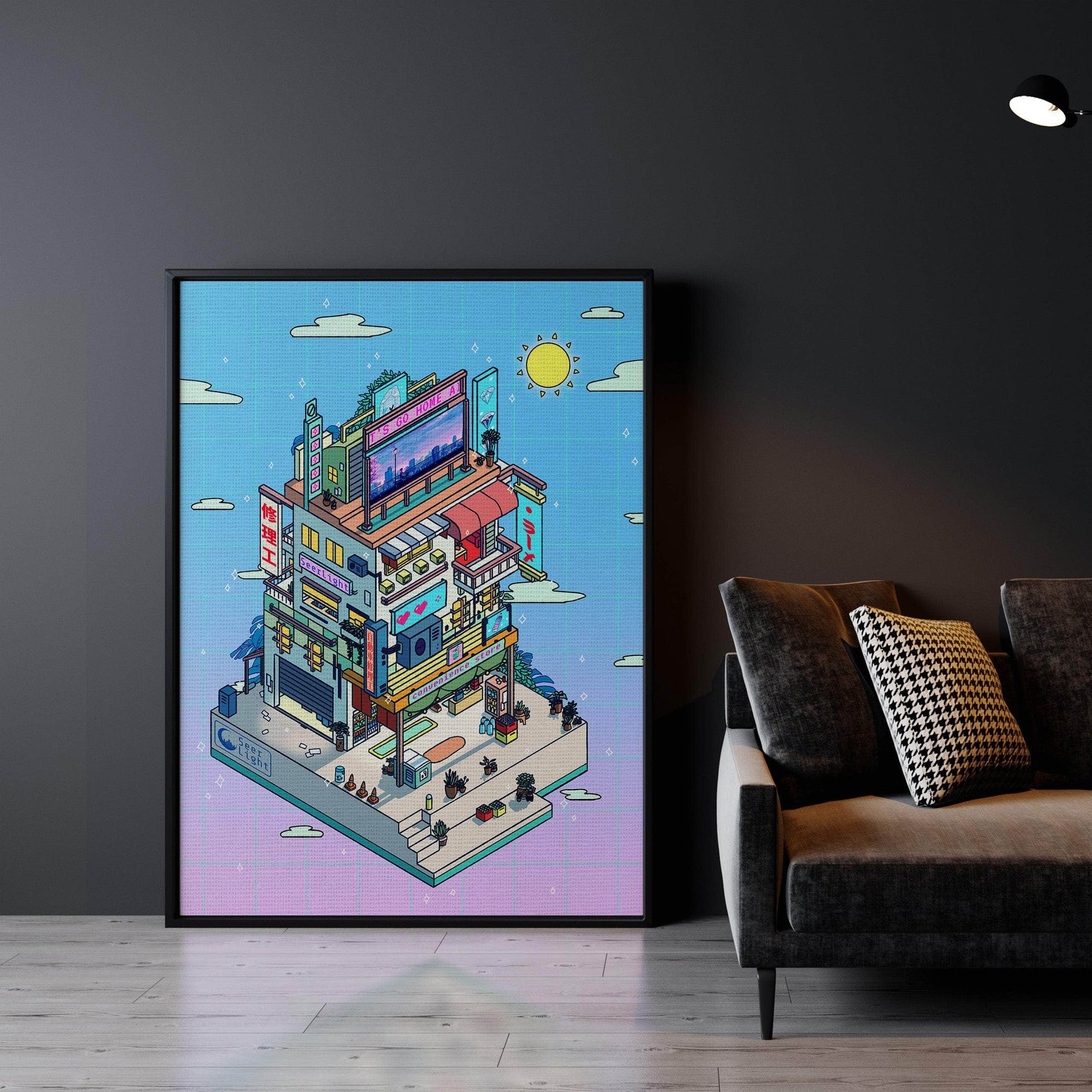 Corner Store Day Wall Art