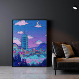 Lavender Town Wall Art