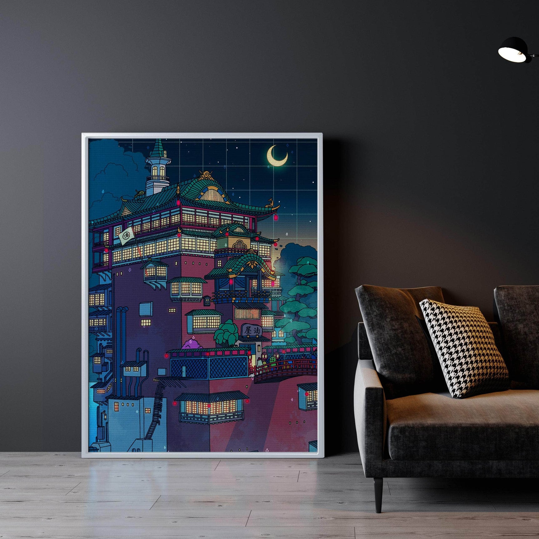 Bathhouse Night Wall Art