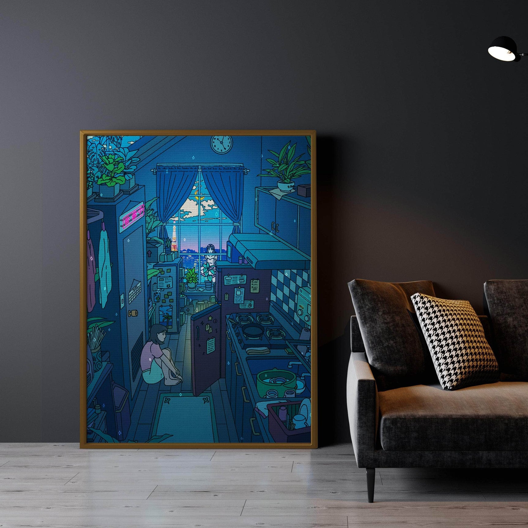 Perfect Blue Wall Art