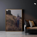 Kakashi Lone Walk Wall Art
