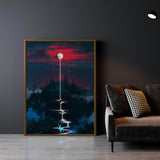 Lunar Dripping Wall Art