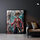 Monkey D Pirate Wall Art