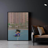 Kid Goku Wall Art
