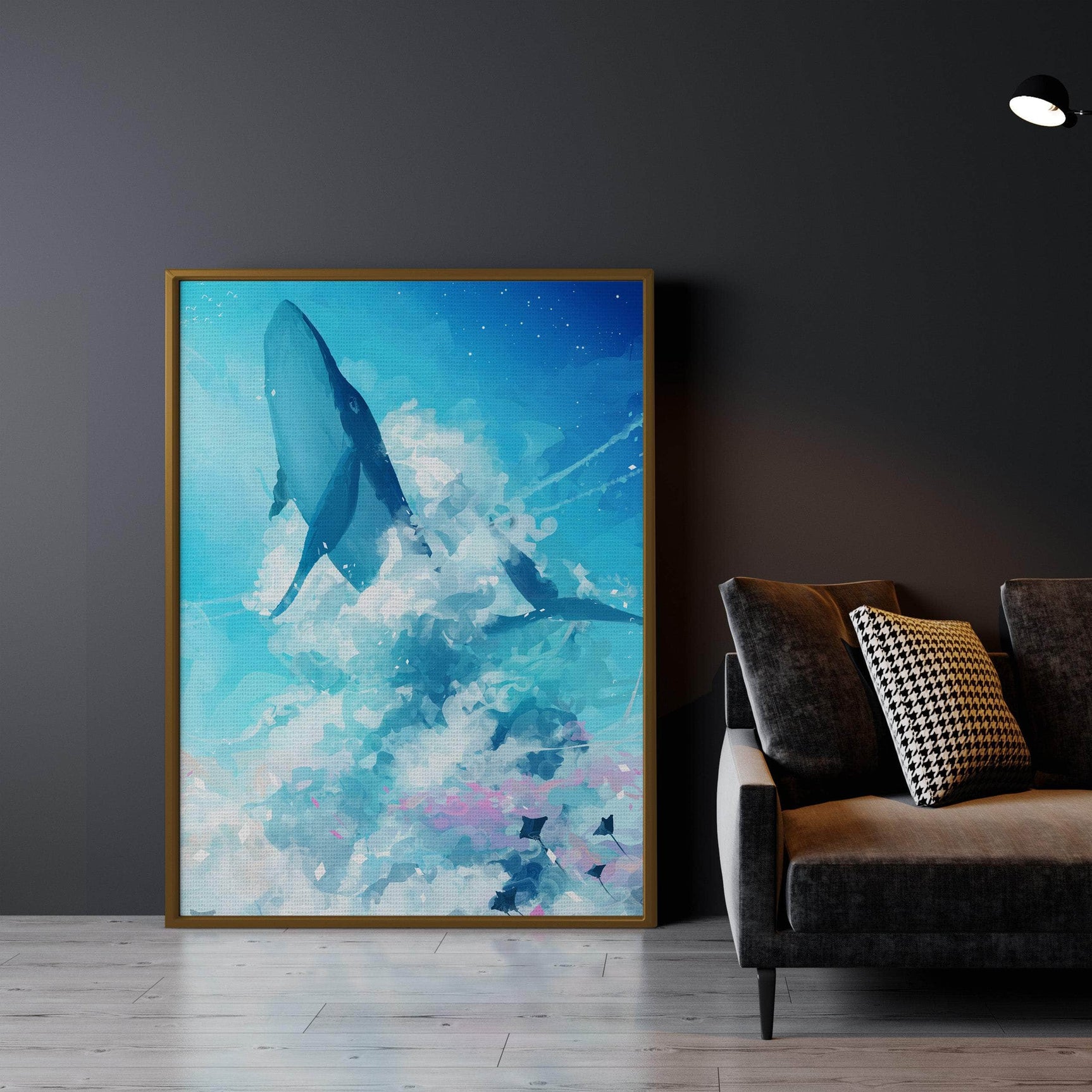 Sky Whale Wall Art