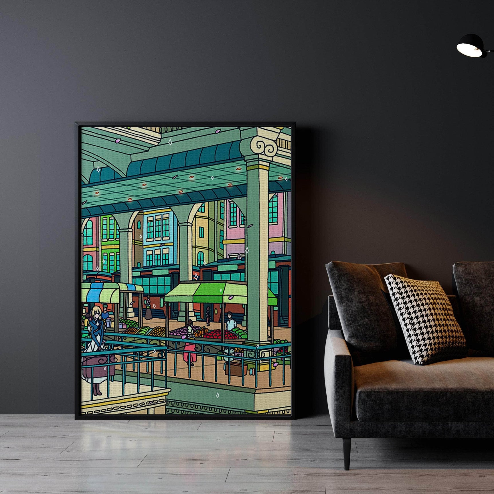 Bus Market Wall Art