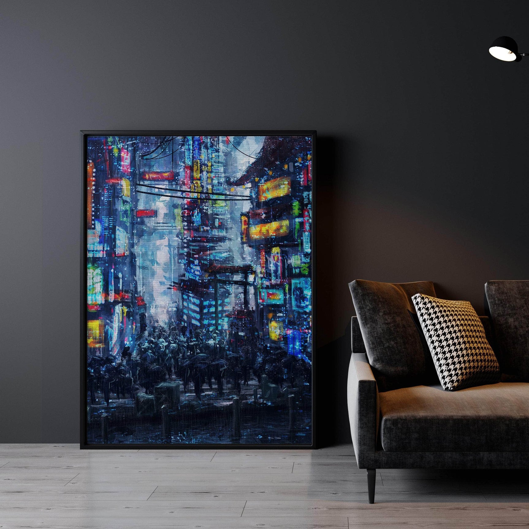 Cyberpunk City Wall Art