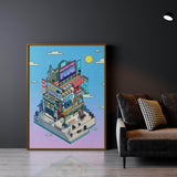 Corner Store Day Wall Art