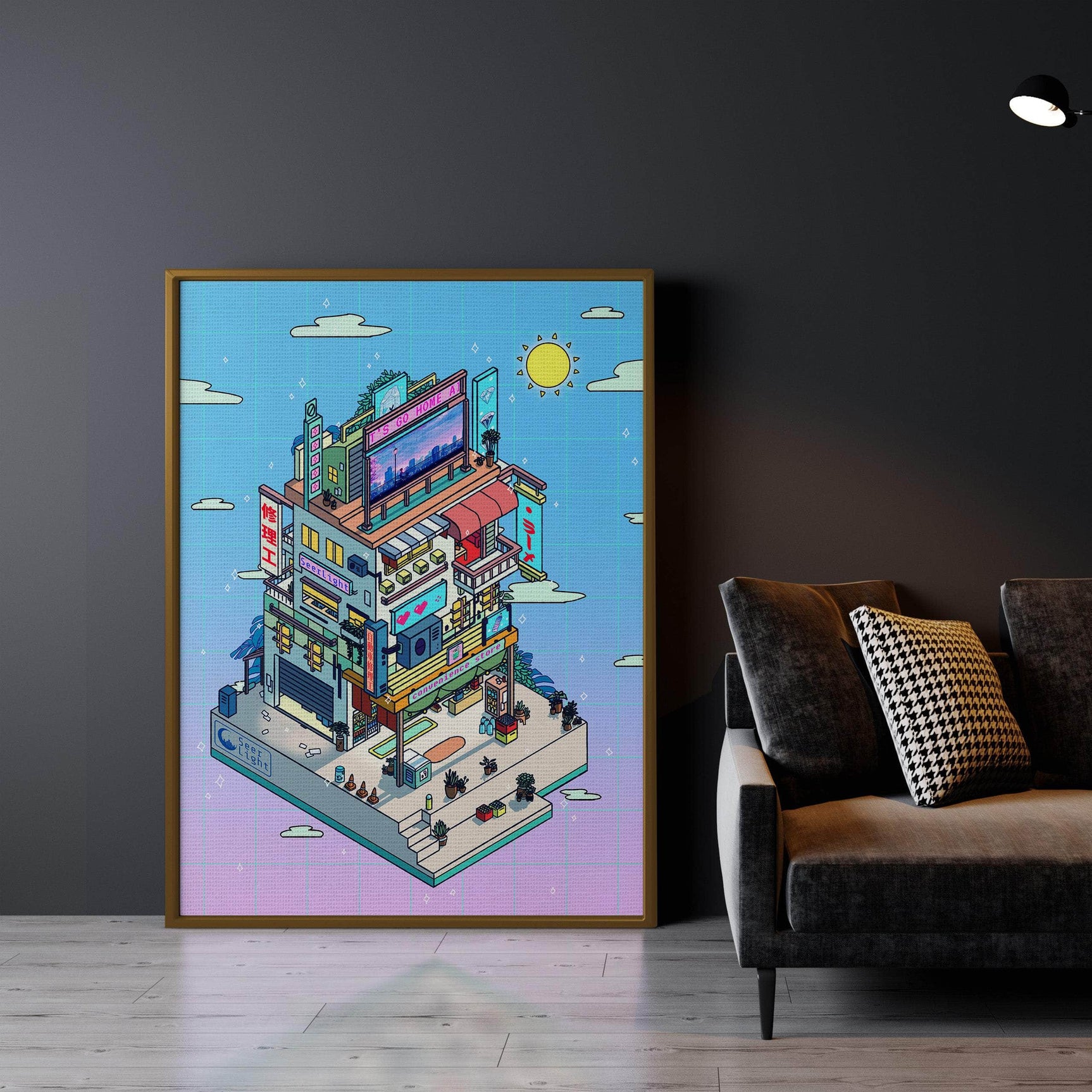 Corner Store Day Wall Art