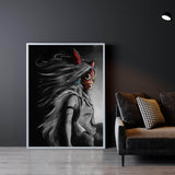Fury of the Princess Wall Art