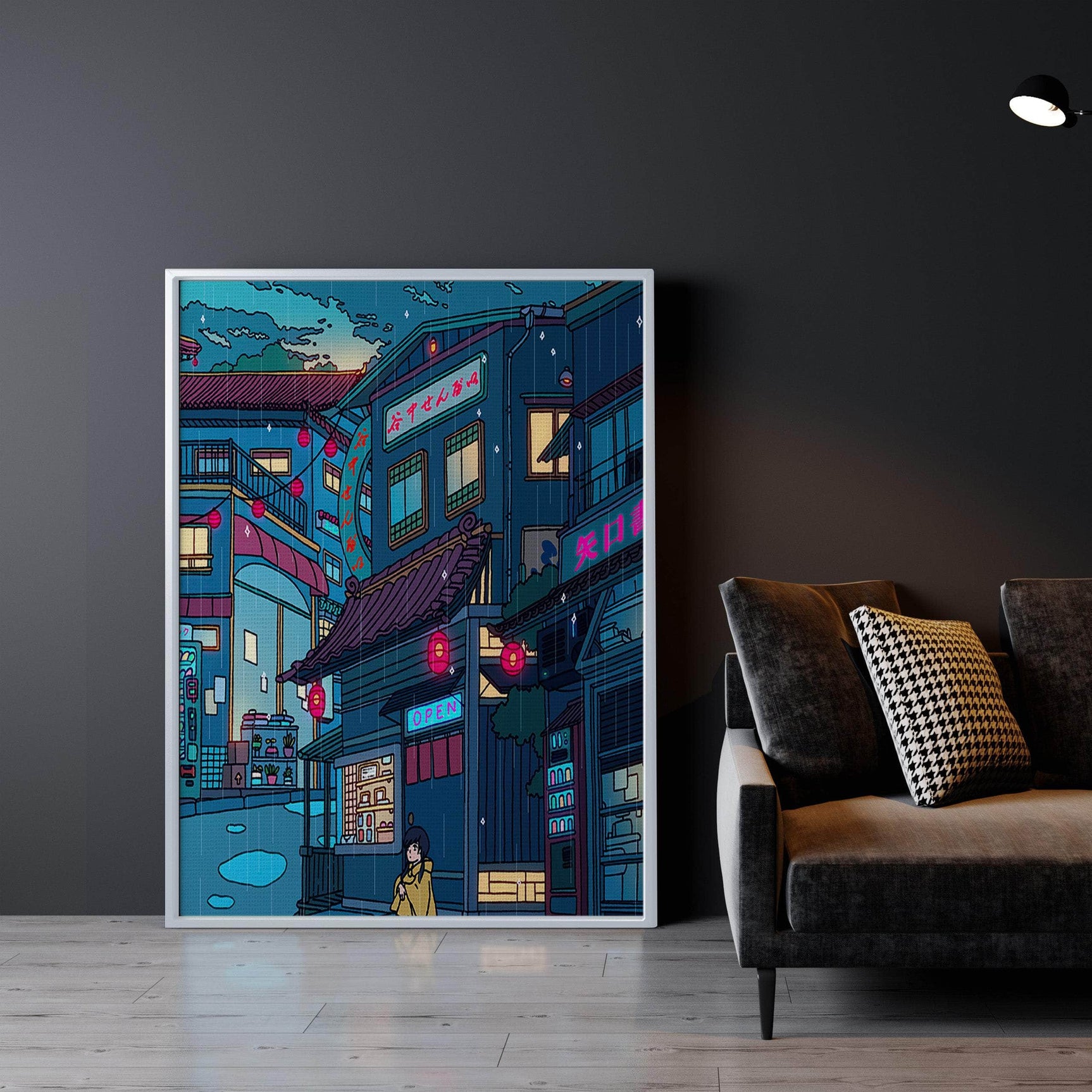 Rainy Day Encounter Wall Art