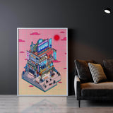 Corner Store Evening Wall Art