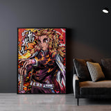 Rengoku Wall Art