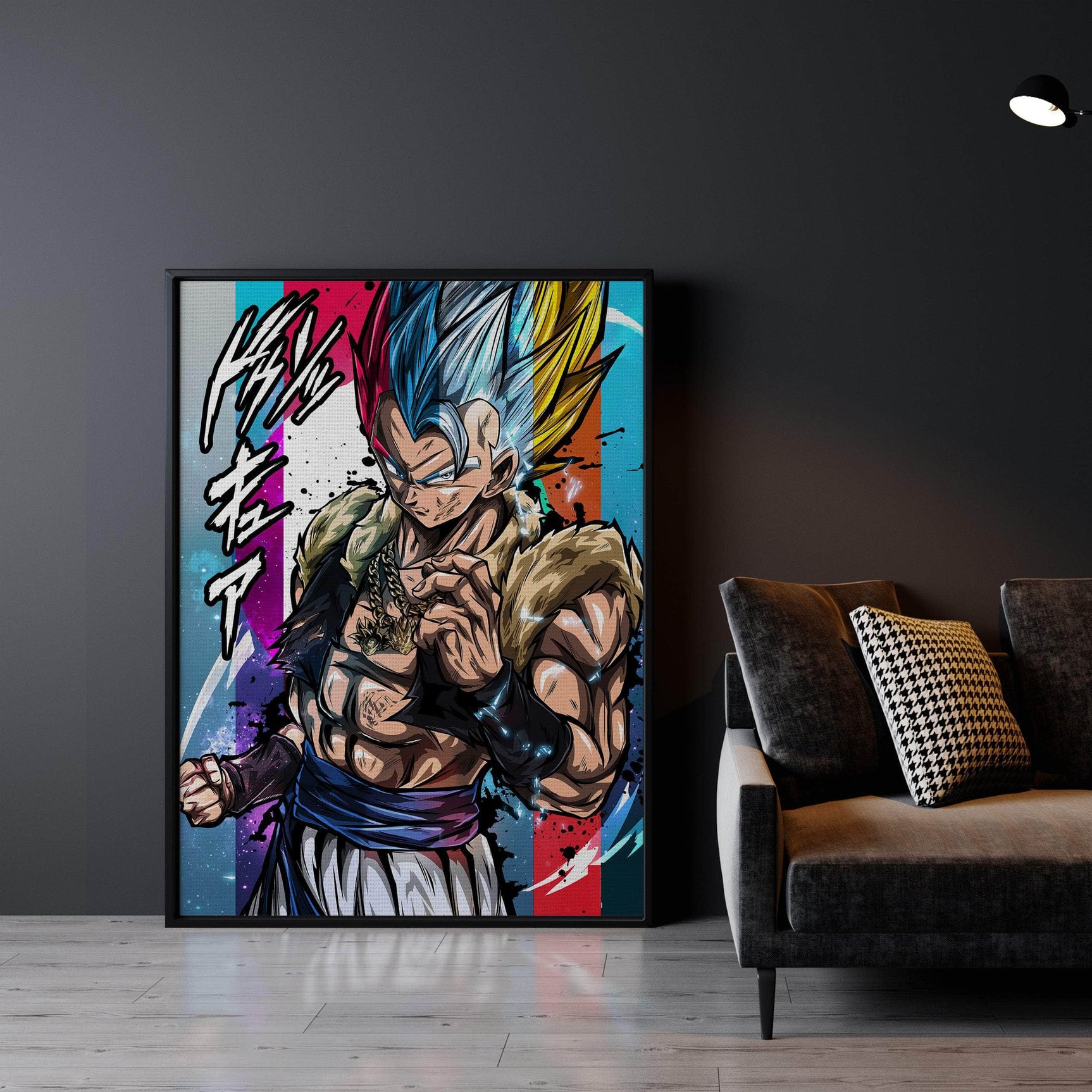 Gogeta All Forms Wall Art