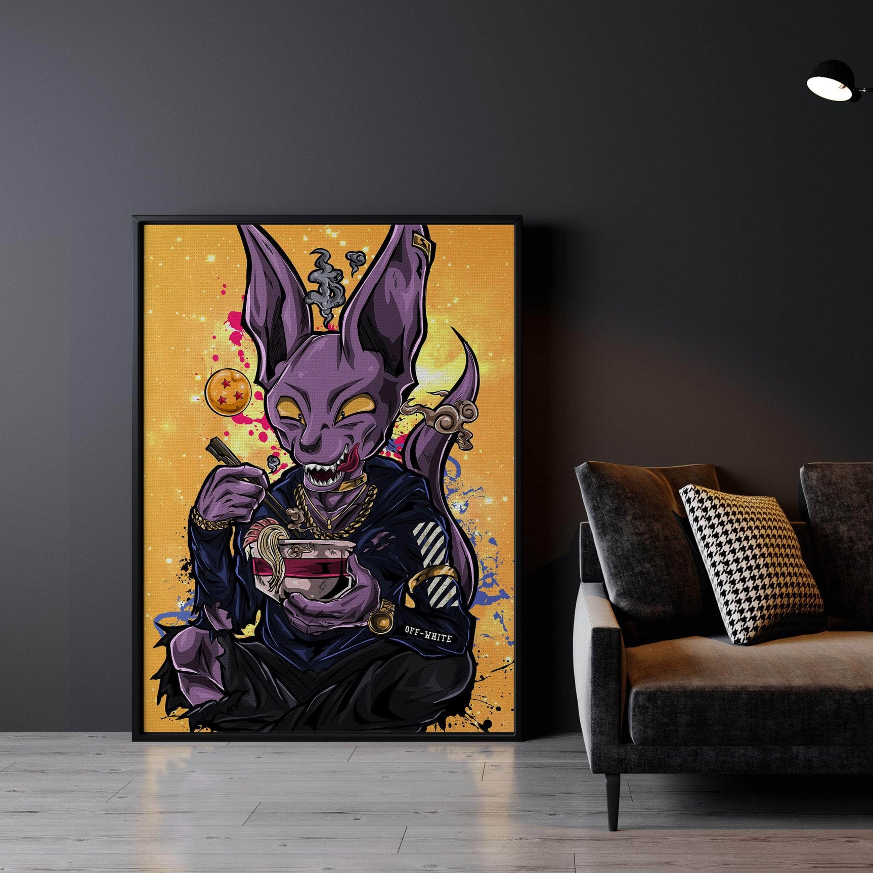 Beerus X Off White Wall Art