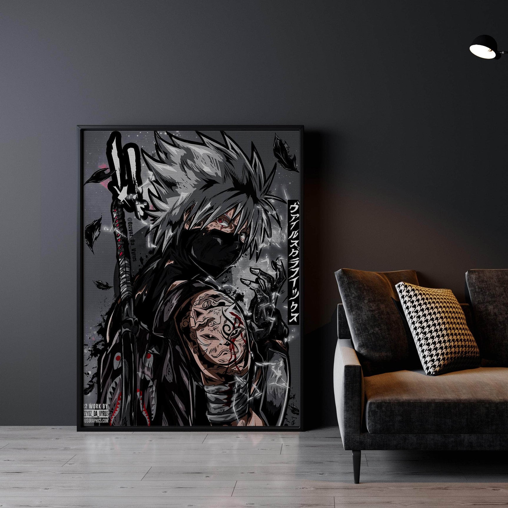 Kakashi Warm Wall Art