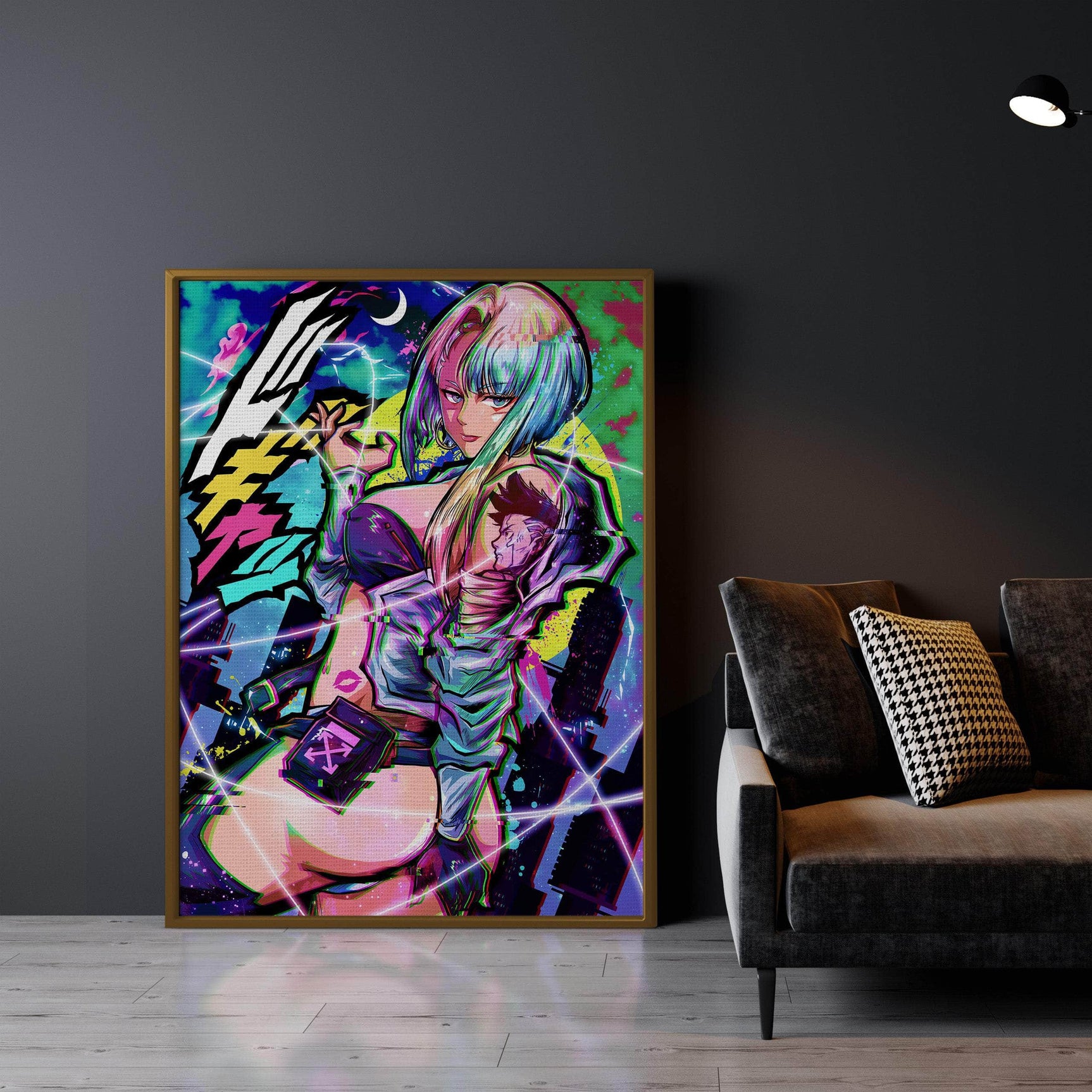 Lucy Cyber Punk Wall Art