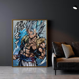 Gogeta Mastered Wall Art