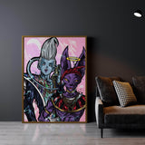 Berrus X Whis Wall Art