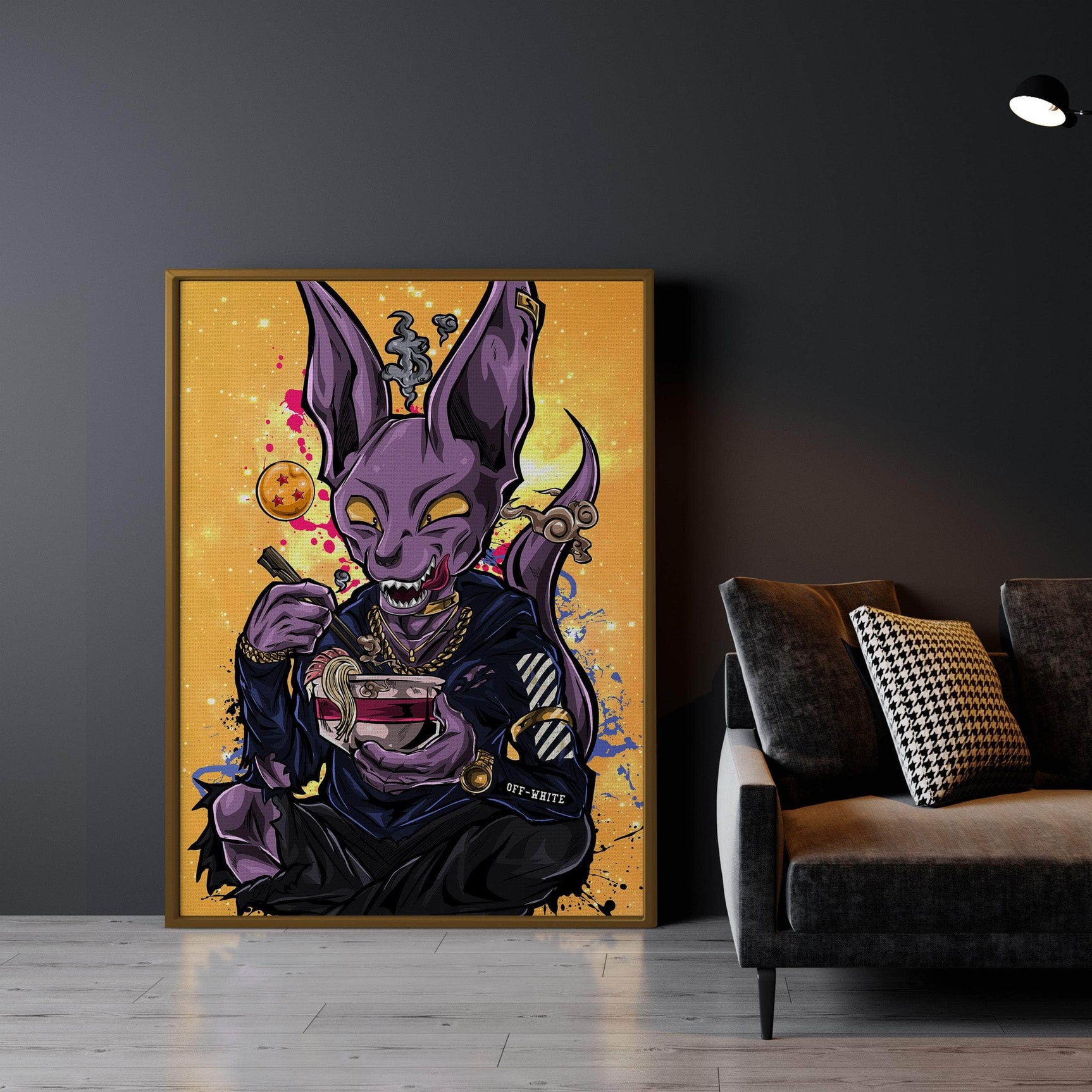 Beerus X Off White Wall Art