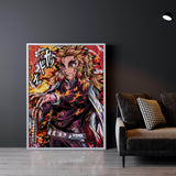 Rengoku Wall Art