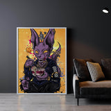 Beerus X Off White Wall Art