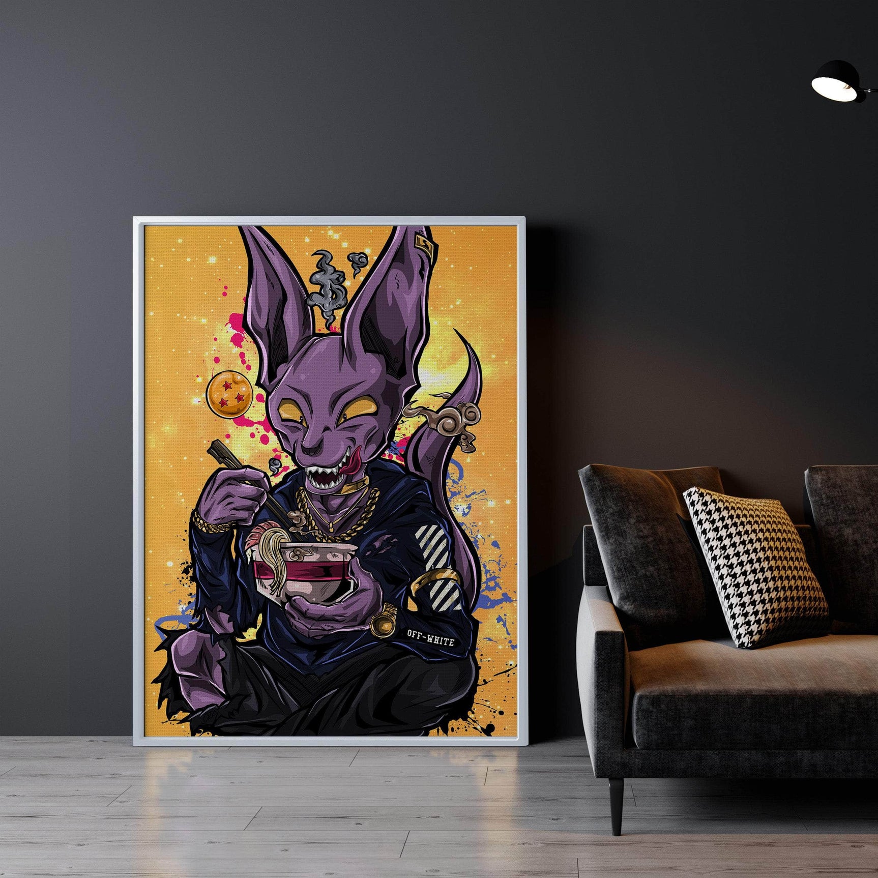 Beerus X Off White Wall Art
