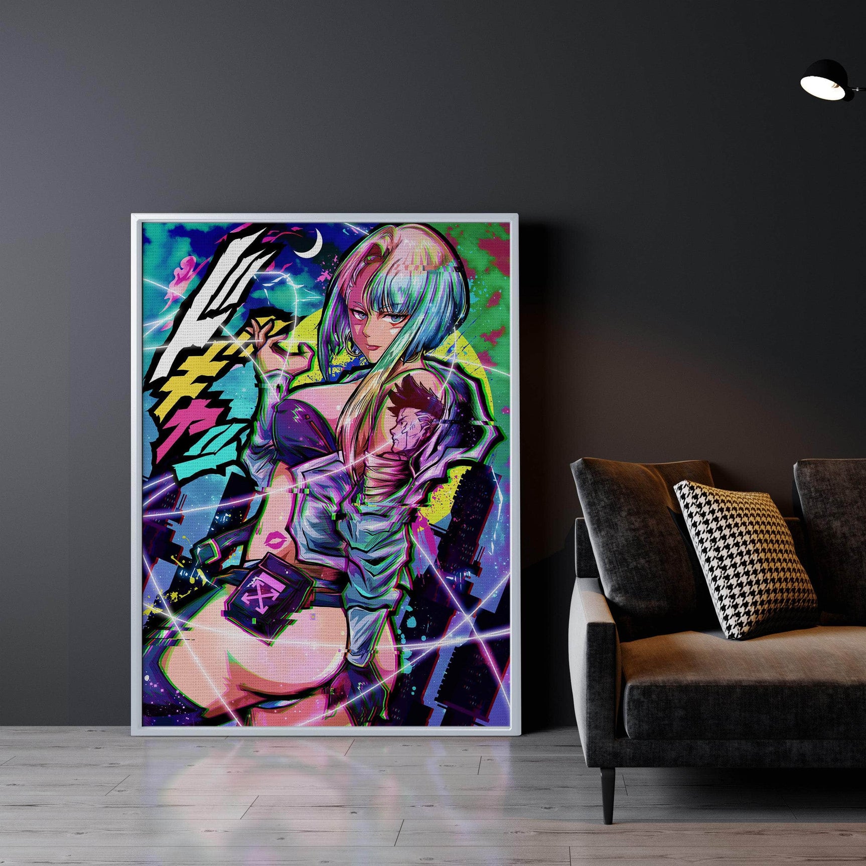 Lucy Cyber Punk Wall Art