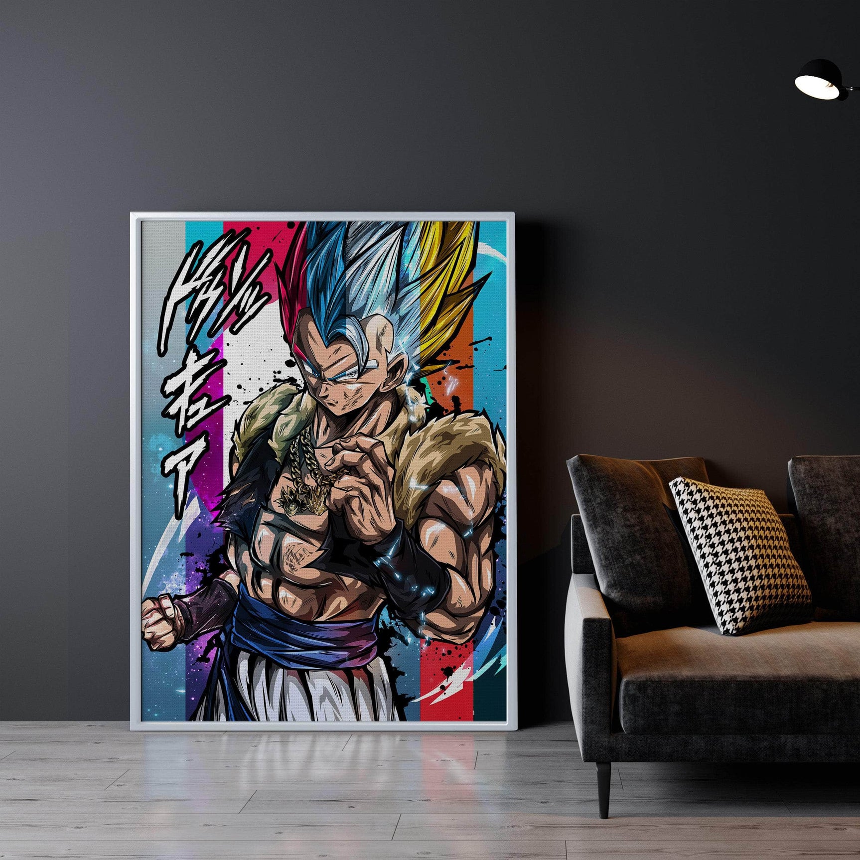 Gogeta All Forms Wall Art