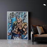 Gogeta Mastered Wall Art