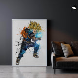 SS2 Goku Wall Art