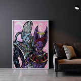 Berrus X Whis Wall Art