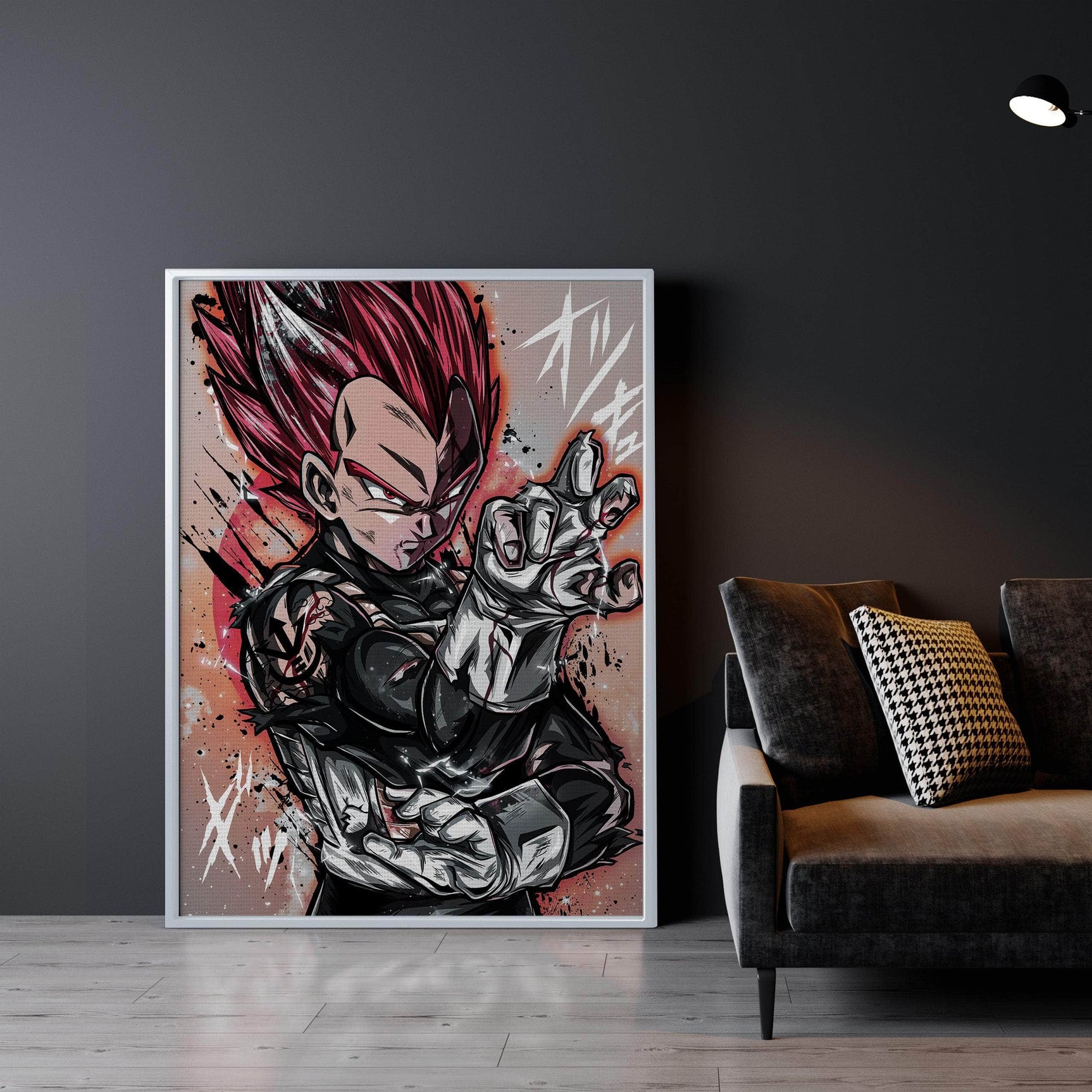 Red God Vegeta Warm Wall Art