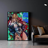 Power Chainsaw Man Wall Art