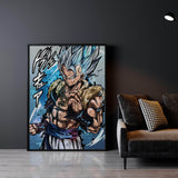Gogeta Mastered Wall Art