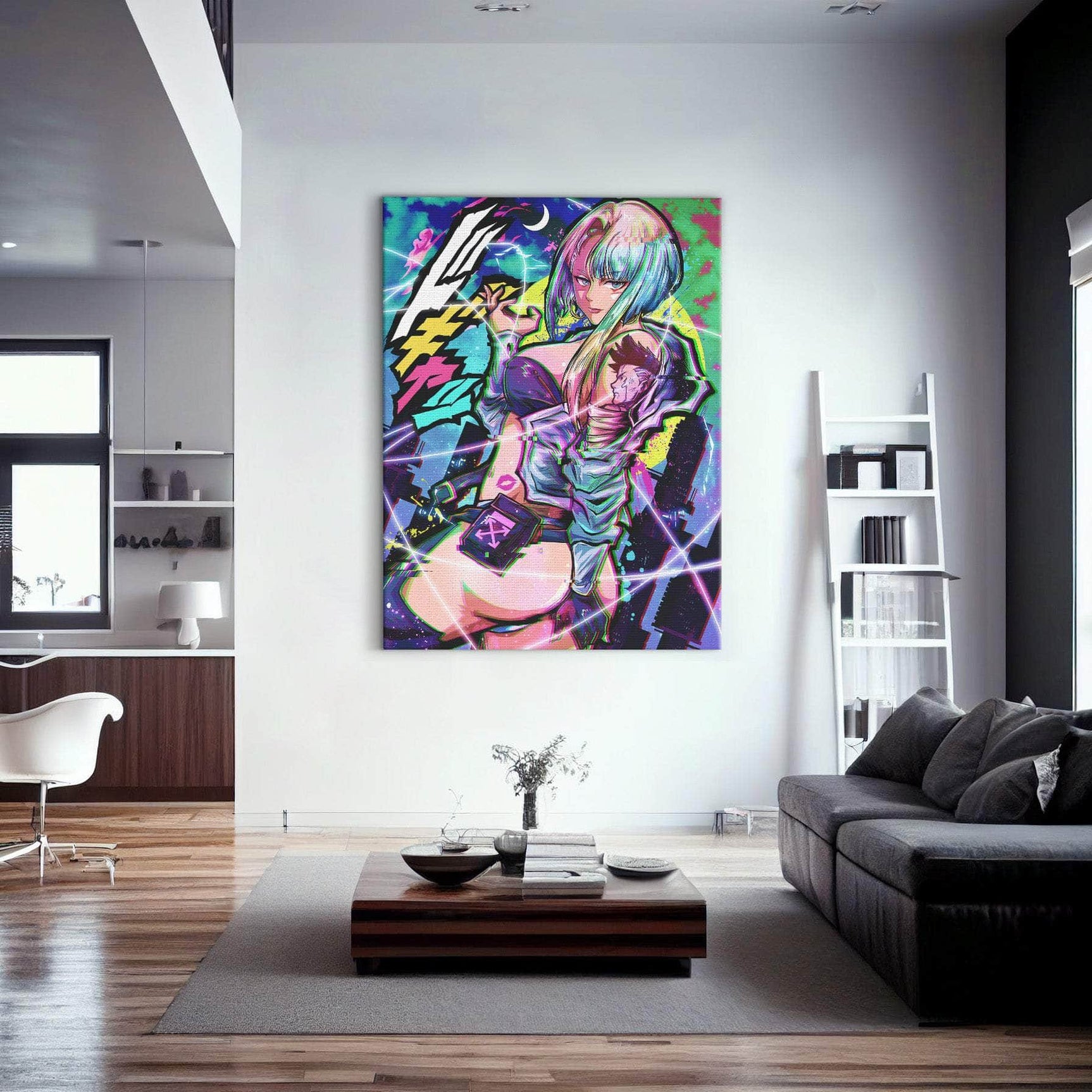 Lucy Cyber Punk Wall Art
