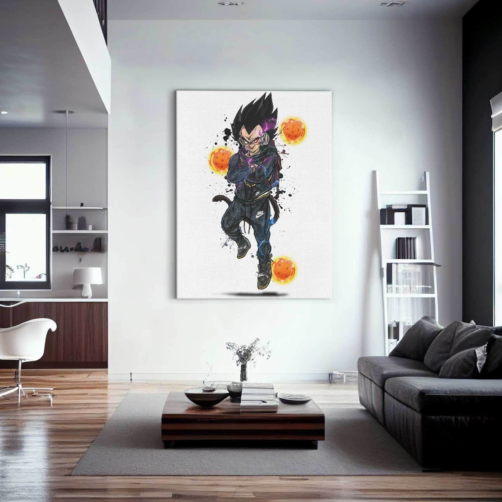 Vegeta Nike Tech Wall Art