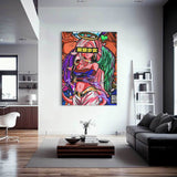 QR Pervy Girl NFT 32 21 Perv Edition Wall Art