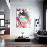 QR Pervy Boy NFT 10 Brock Edition  Wall Art