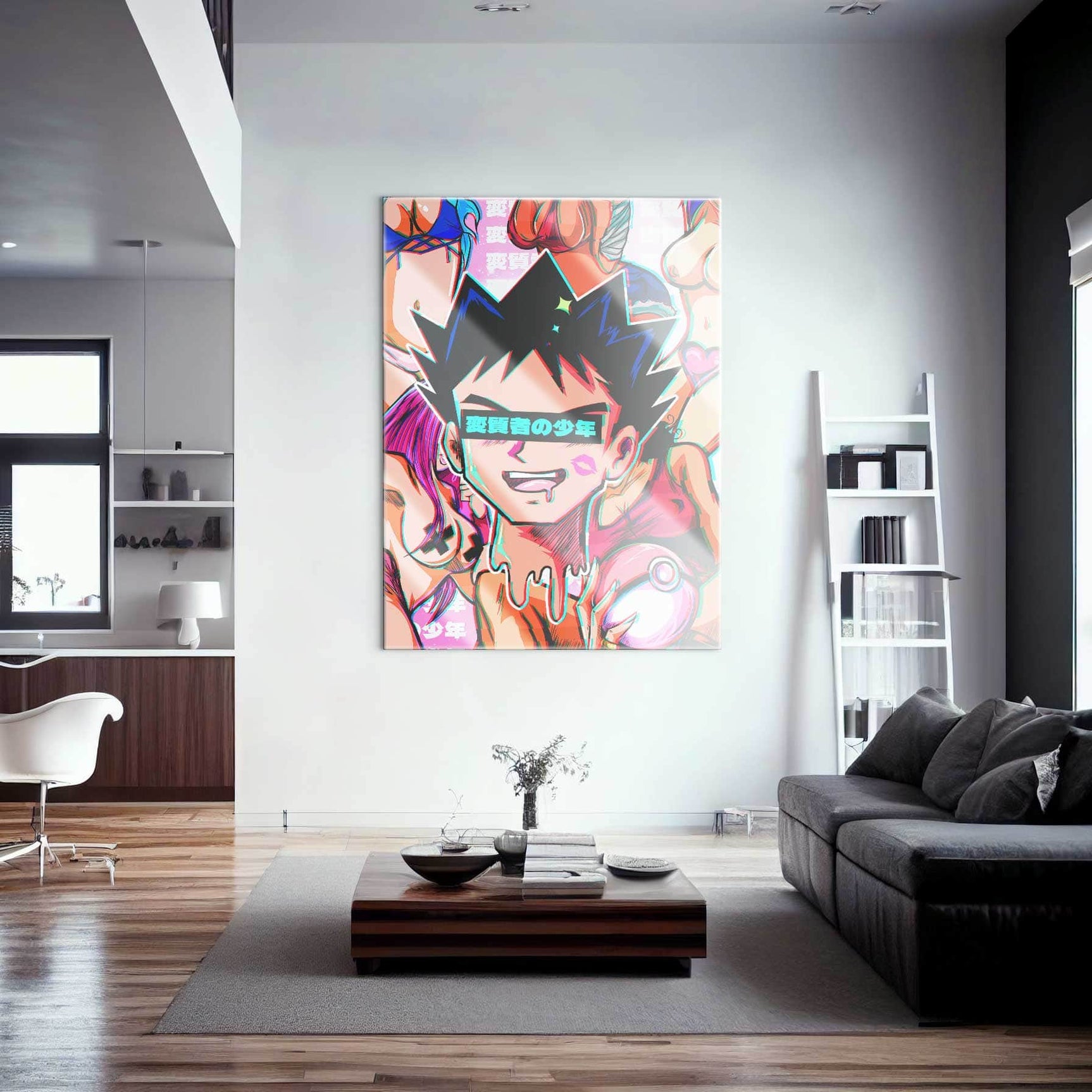 QR Pervy Boy NFT 10 Brock Edition  Wall Art