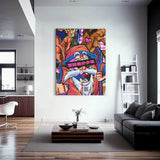 QR Pervy Boy NFT 03 Roshi Edition Wall Art