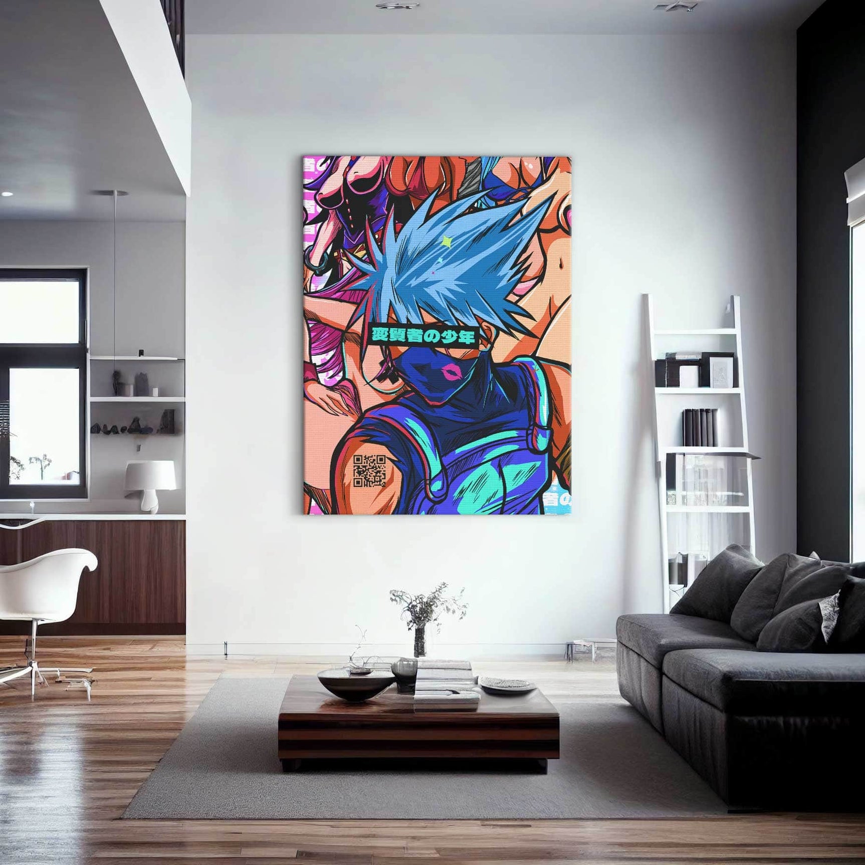 QR Pervy Boy NFT 28 Anbu Edition Wall Art