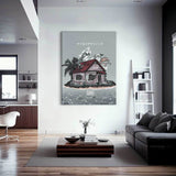 Trap House Warm Wall Art