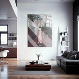 Nezuko building Wall Art