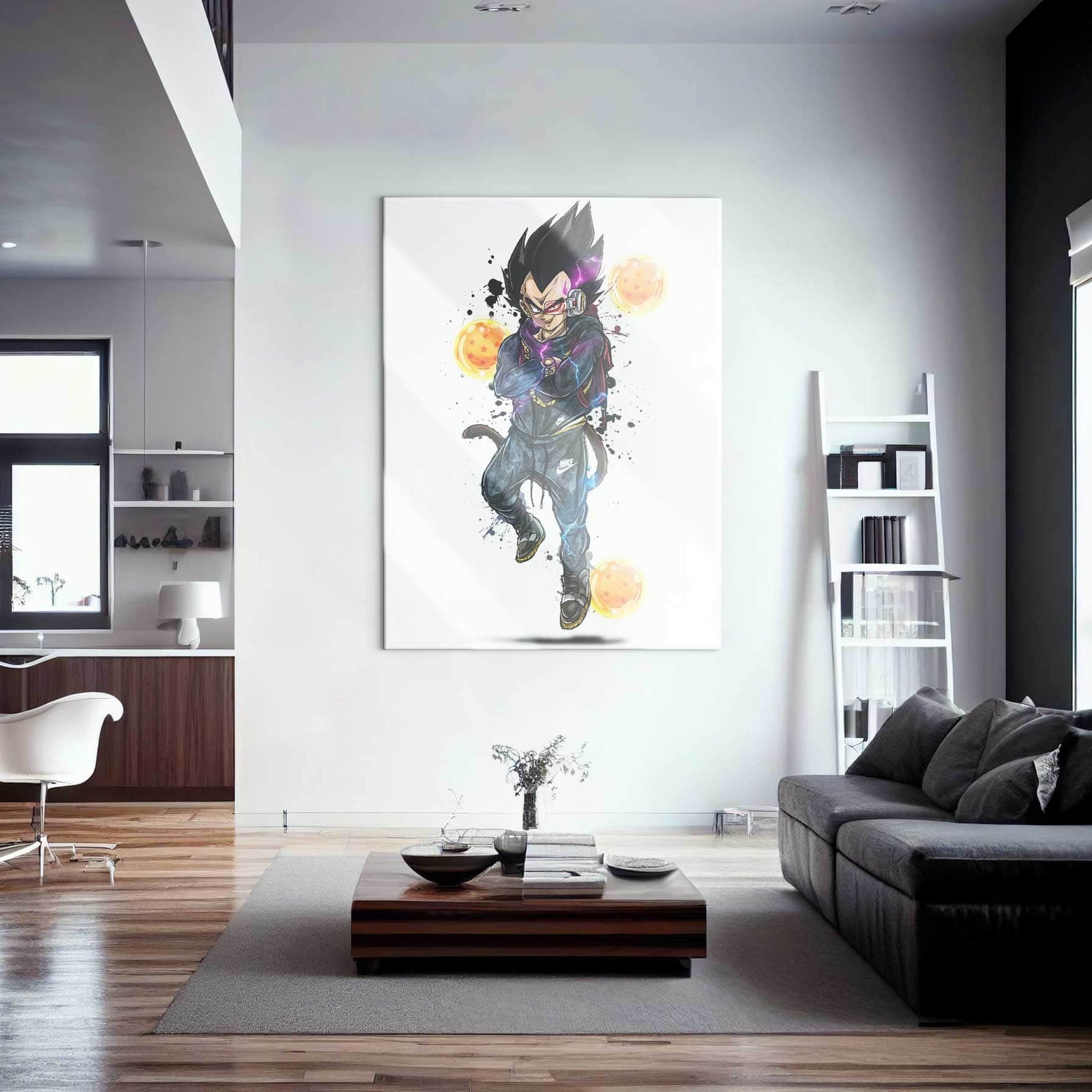 Vegeta Nike Tech Wall Art